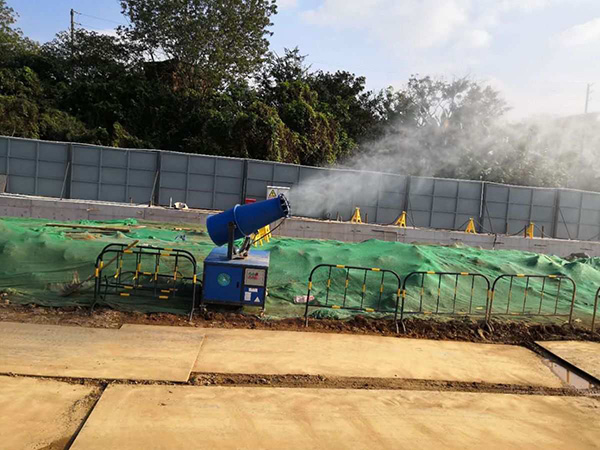 城市轨道交通建设施工扬尘雾炮降尘