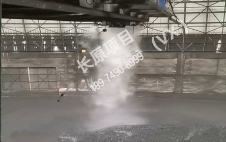 圆堆机干雾抑尘系统